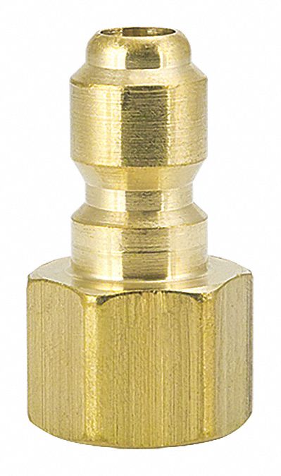 Straight-Thru Brass Plug 1 FPT