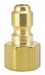 Straight-Thru Brass Plug 1 FPT