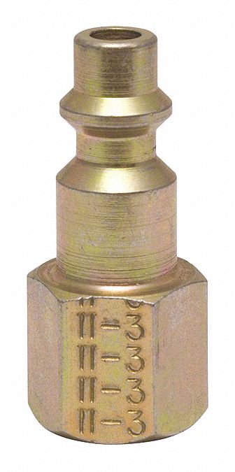 Industrial Plug 1/4 FPT Brass