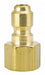 Straight-Thru Brass Plug 1/8 FPT