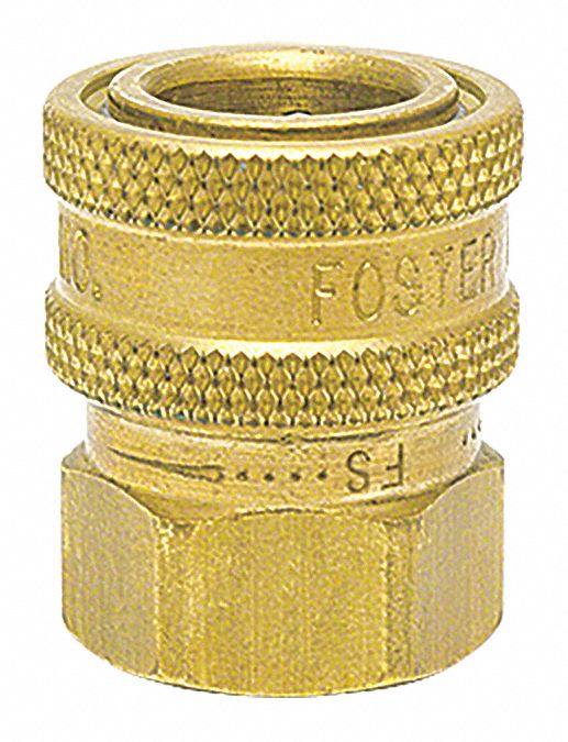 Straight-Thru Brass Socket 1/8 FPT