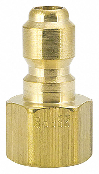 Straight-Thru Brass Plug 1/4 FPT