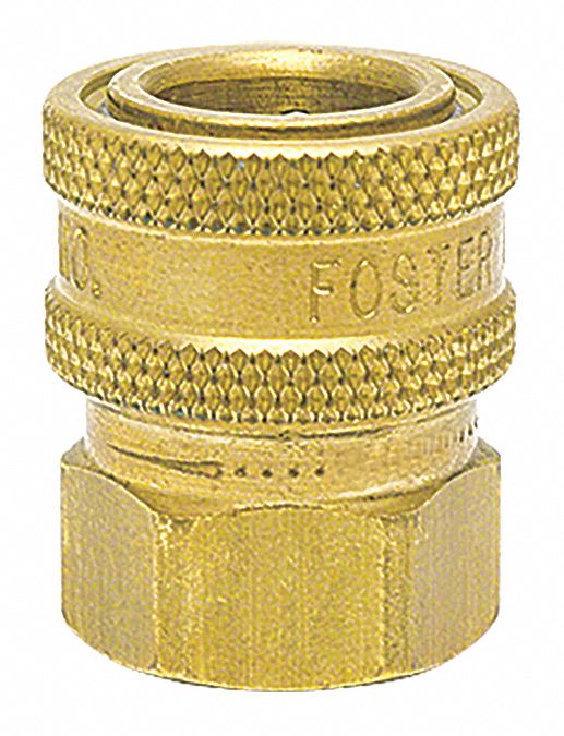 Straight-Thru Brass Socket 1/4 FPT
