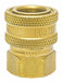 Straight-Thru Brass Socket 1/4 FPT