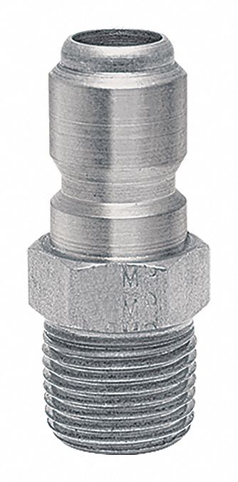 Straight-Thru Brass Plug 1/4 MPT
