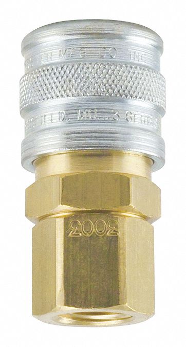Manual Industrial Socket 1/4 FPT Brs/Stl