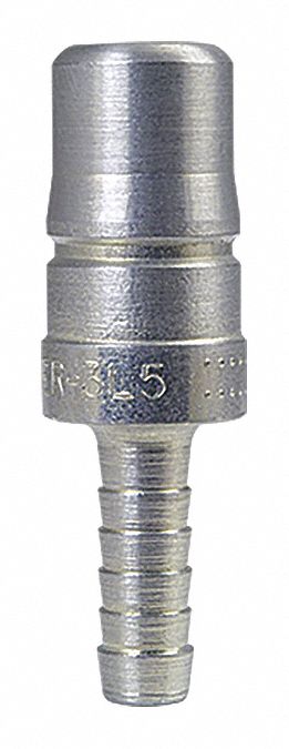 Plug 1/2 3FRL Series 3/8 ID Hose Stem
