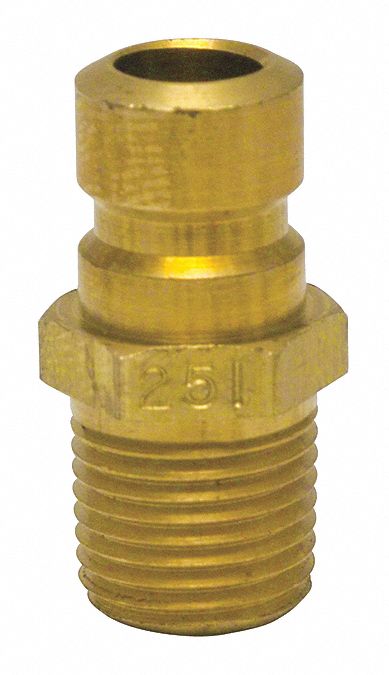 Plug 1/4 1/8 MPT Brass