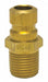Plug 1/4 1/8 MPT Brass