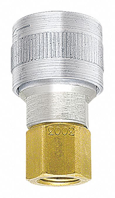 Auto Socket 1/4 FPT Alum/Steel/Brass