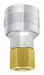 Auto Socket 1/4 FPT Alum/Steel/Brass