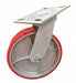 Mold-on Caster Swivel Polyurethane 6 