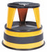 Step Stool 2 Step Steel Rolling Orange