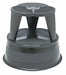 Step Stool Steel Rolling Black