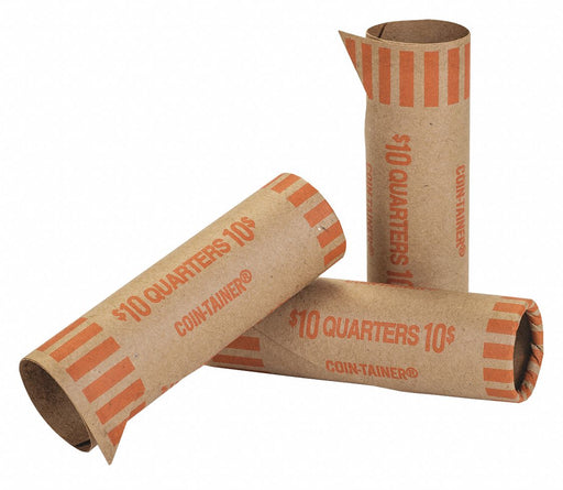 Tubular Coin Wrapper Quarter PK1000