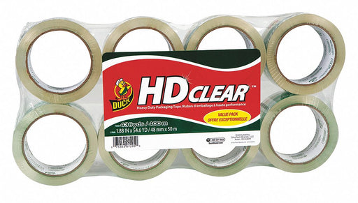 Packaging Tape 1.88 x 55 yd. Clear PK8