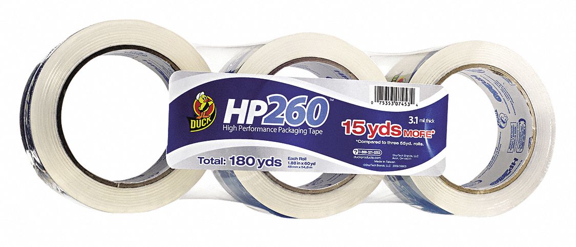 Carton Tape 1.88 x60 yd. 3 Clear PK3