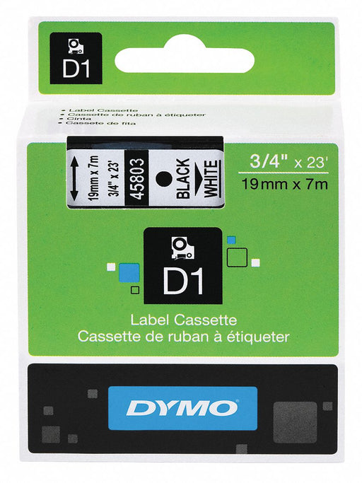 Label/Ribbon Cartridge White 3/4 in W