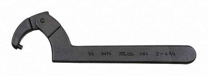 Adjustable Pin Spanner 4-1/2 x 6-1/4 