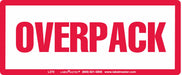 Overpack Red Label 6 x2-1/2 PK50