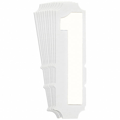 NumberLabel Polyester 6inH 1-3/4inW PK10