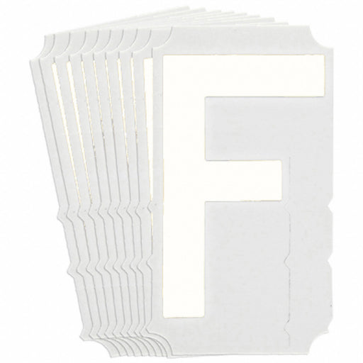 LetterLabel Polyester 6inH 4inW PK10