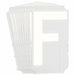 LetterLabel Polyester 6inH 4inW PK10
