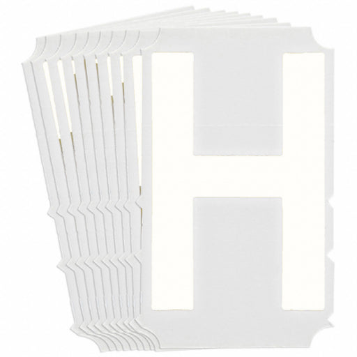 LetterLabel Polyester 6inH 4-1/4inW PK10