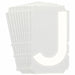 LetterLabel Polyester 6inH 4inW PK10