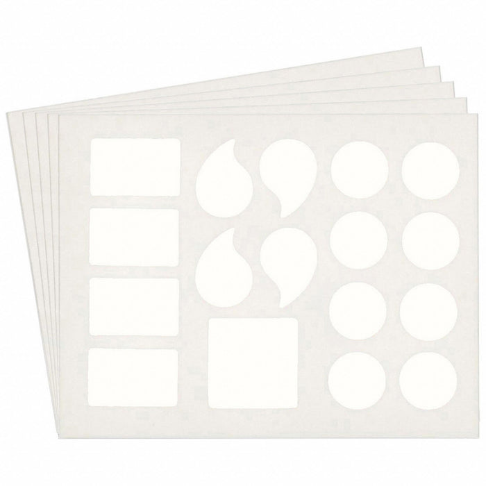 PunctuationLabelSet 6inH 5-3/8inW PK10