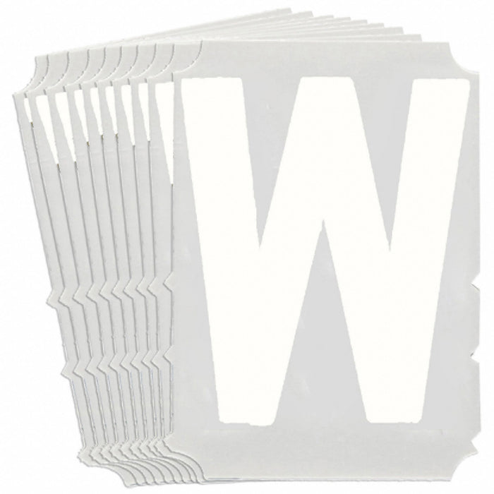 LetterLabel Polyester 6inH 5-1/2inW PK10