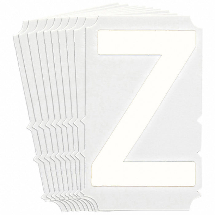 LetterLabel Polyester 6inH 4-3/8inW PK10
