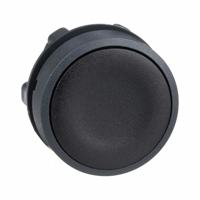 H6993 Flush Push Button Black Non-Illum 22mm