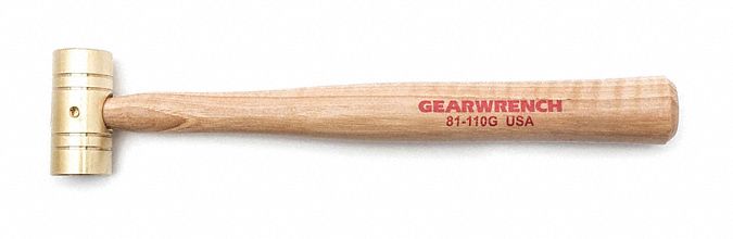 Brass Hammer Hickory Handle 8 oz.