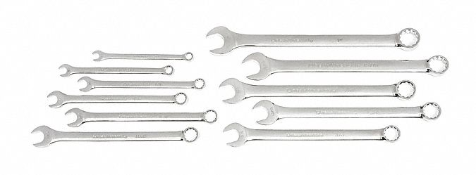 Combination Wrnch Set 11 pcs. SAE 12 pt.