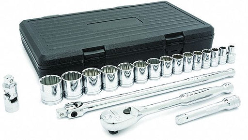 Mechancs Tool Set 19 pcs. 1/2 Dr 12 pt.