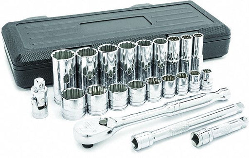 Mechancs Tool Set 22 pcs. 3/8 Dr 12 pt.