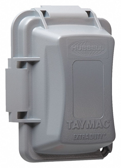 While In Use Cover 2-3/4 D 1 Gang Gray