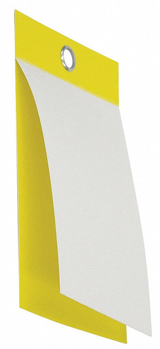 Tag 5inH 3-1/8inW Vinyl/Polyester PK25