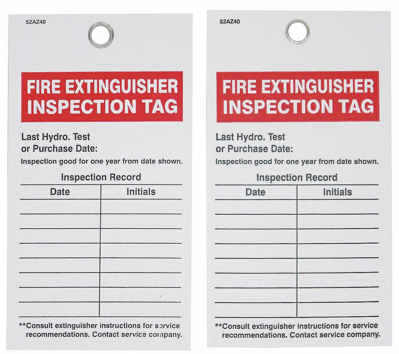 Tag White Vinyl 5-3/4inH 3-5/32inW PK25