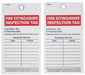 Tag White Vinyl 5-3/4inH 3-5/32inW PK25