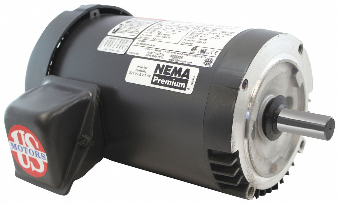 GP Motor 2 HP 1 750 RPM 208-230/460V