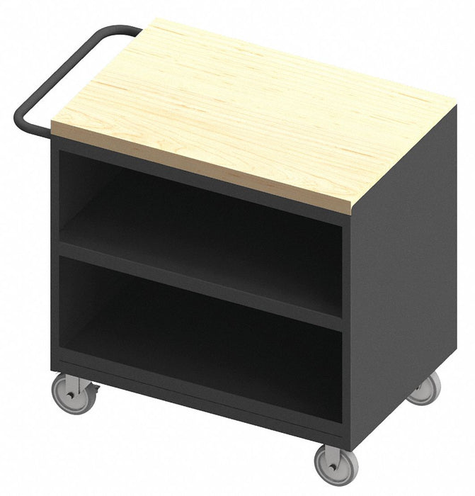 Mobile Cabinet Bench Maple 36 W 24 D