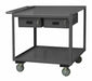 Mobile Wrkstion Steel 36 L 24 W 2 Shelf