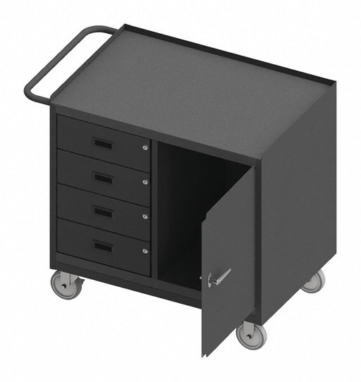 Mobile Cabinet Bench Steel 36 W 24 D