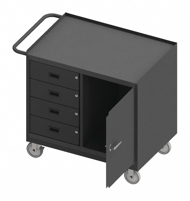 Mobile Cabinet Bench Steel 36 W 24 D