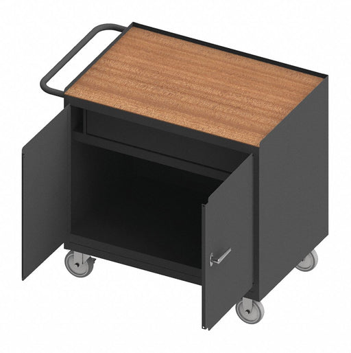 Mobile Cabinet Bench Hardboard 36 W 24 D