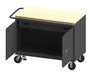 Mobile Cabinet Bench Maple 48 W 24 D