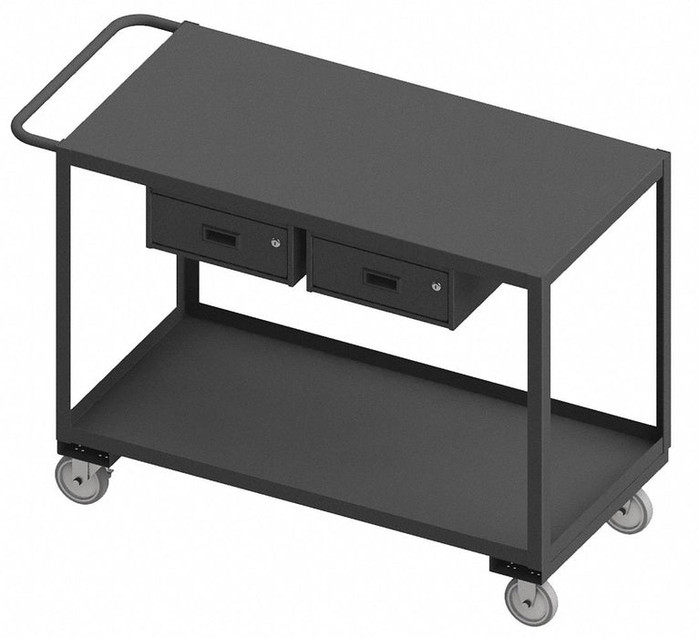 Mobile Wrkstion Steel 48 L 24 W 2 Shelf