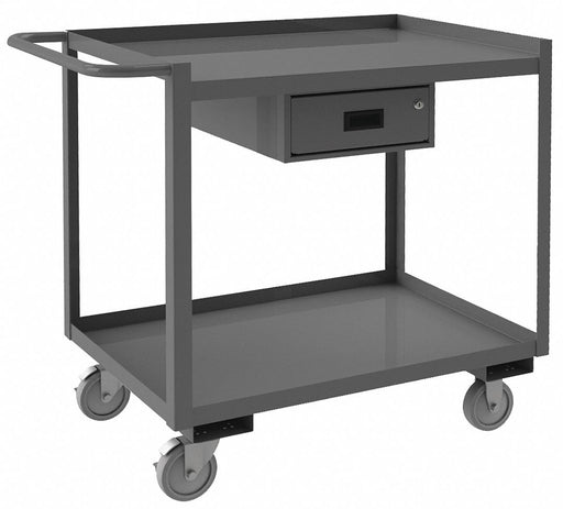 Mobile Wrkstion Steel 48 L 24 W 2 Shelf